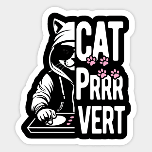 Cat Pervert Sticker